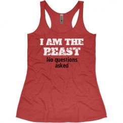 Ladies Slim Fit Super Soft Racerback Triblend Tank