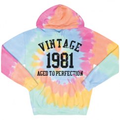 Unisex Tie-Dye Fleece Hoodie