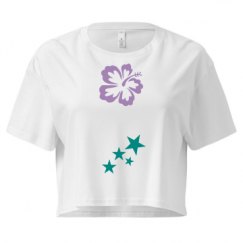 Ladies Festival Cali Crop Top Tee