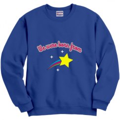 Unisex Film and Foil Crewneck Sweatshirt