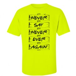 Unisex Ultra Cotton Safety Neon Crewneck Tee