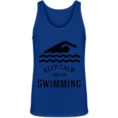 keep calm and go swimming