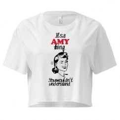 Ladies Festival Cali Crop Top Tee