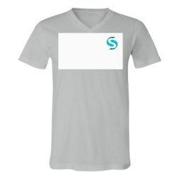 Unisex V-Neck Jersey Tee