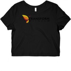 Ladies Slim Fit Crop Top Tee