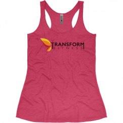 Ladies Slim Fit Super Soft Racerback Triblend Tank