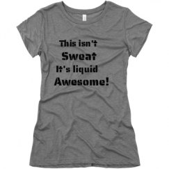 Ladies Slim Fit Super Soft Triblend Tee