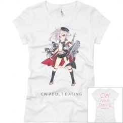 CW LOGO SLIMFIT ANIME TEE
