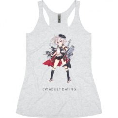 Ladies Slim Fit Super Soft Racerback Triblend Tank