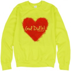 Unisex Neon Crewneck Sweatshirt