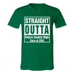 Unisex V-Neck Jersey Tee