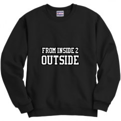 Unisex Film and Foil Crewneck Sweatshirt