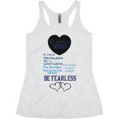 Ladies Slim Fit Super Soft Racerback Triblend Tank