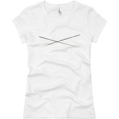 Ladies Slim Fit Basic Promo Jersey Tee