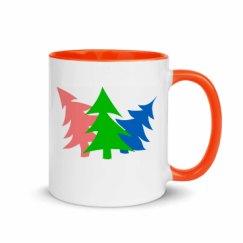 11oz Ceramic Mug with Color Inside