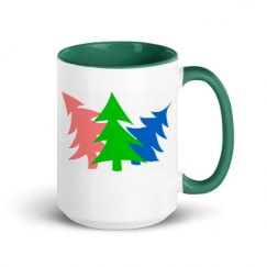 15oz Ceramic Mug with Color Inside
