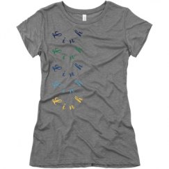 Ladies Slim Fit Super Soft Triblend Tee