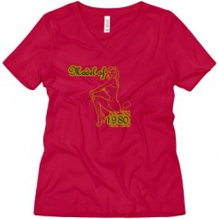 Ladies Relaxed Fit V-Neck Tee