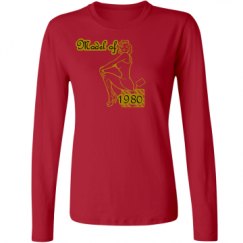 Ladies Relaxed Fit Basic Long Sleeve Tee