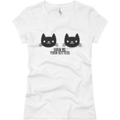 Ladies Slim Fit Basic Promo Jersey Tee