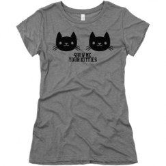 Ladies Slim Fit Super Soft Triblend Tee