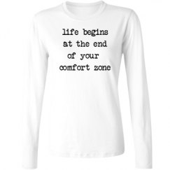 Ladies Relaxed Fit Basic Long Sleeve Tee