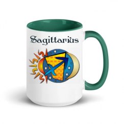 15oz Ceramic Mug with Color Inside