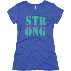 Ladies Slim Fit Super Soft Triblend Tee