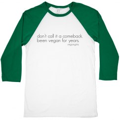 don't call it... 3/4 crop raglan