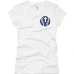 Ladies Slim Fit Basic Promo Jersey Tee