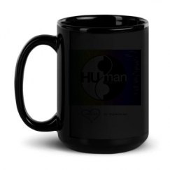 15oz Black Glossy Mug