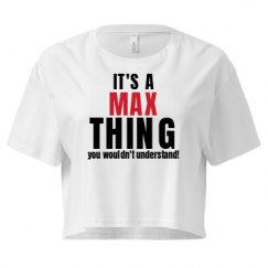 Ladies Festival Cali Crop Top Tee