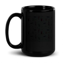 15oz Black Glossy Mug