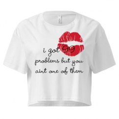 Ladies Festival Cali Crop Top Tee