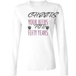 Ladies Relaxed Fit Basic Long Sleeve Tee