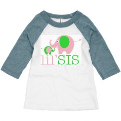 Toddler 3/4 Sleeve Raglan Tee