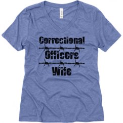 Ladies Relaxed Fit Super Soft Triblend V-Neck Tee