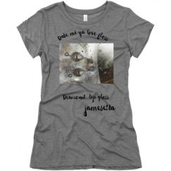 Ladies Slim Fit Super Soft Triblend Tee