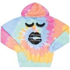 Unisex Tie-Dye Fleece Hoodie