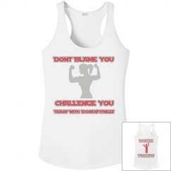DONDIFITNESS WOMAN RACERBACK TANK TOP