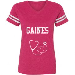 Ladies Relaxed Fit Vintage Sports Tee