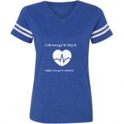 Ladies Relaxed Fit Vintage Sports Tee