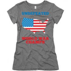 Ladies Slim Fit Super Soft Triblend Tee