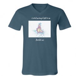 Unisex V-Neck Jersey Tee