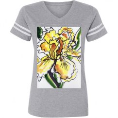 Ladies Relaxed Fit Vintage Sports Tee