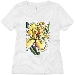 Ladies Relaxed Fit V-Neck Tee