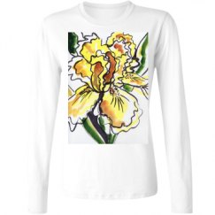 Ladies Relaxed Fit Basic Long Sleeve Tee