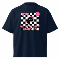 Unisex Organic Oversized High Neck T-Shirt