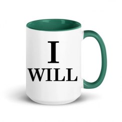 15oz Ceramic Mug with Color Inside