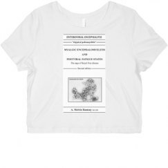 Ladies Slim Fit Crop Top Tee